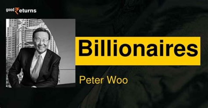 Peter Woo Net Worth | Celebrity Net Worth